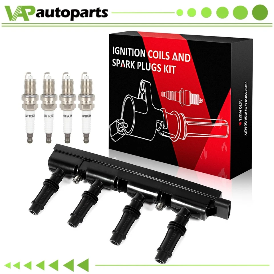 For 2014 2015 2016 Cadillac ELR L4 1.4L Ignition Coil & Spark Plug - Image 1 of 4