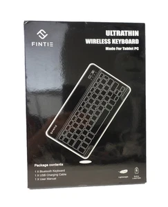 FINTIE | 10-Inch Ultra-thin Wireless Keyboard Made for Tablet PC | Black - Picture 1 of 3