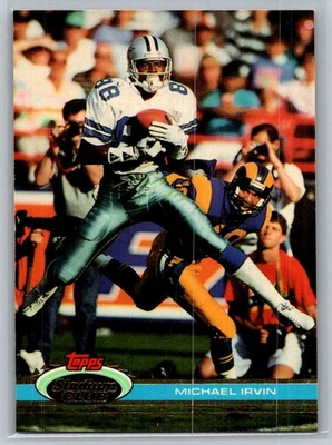 1991 Stadium Club Football #37 Michael Irvin - VG - Dallas Cowboys - Image 1 of 2
