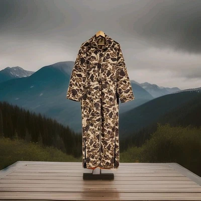 Vintage 80s Walls Camo Quilted Insulated Coverall Jumpsuit Overalls Sz.L - Image 1 of 4