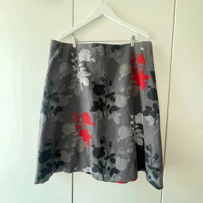 Laura Ashley linen blend skirt size 20 - Image 1 of 4