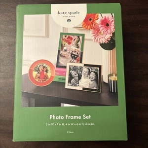 NIB Kate Spade New York x Target Set 3 Assorted Picture Frames HTF Sold Out - Picture 1 of 6
