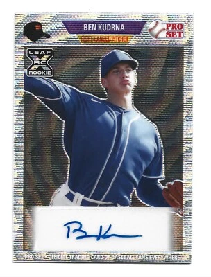 Ben Kudrna AUTOGRAPH /6 Kansas City Royals 2021 Leaf Pro Set Metal AUTO Baseball - Image 1 of 2