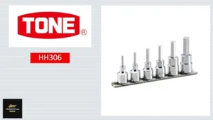 Set prese esagonali unità 3/8"Tone con supporto 6 strumenti GIAPPONESE - Foto 1 di 3