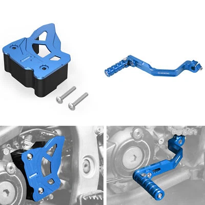 For Yamaha YFZ450R Case Saver Chain Guide Guard + Shift Lever Pedal 2009-2025 - Image 1 of 4