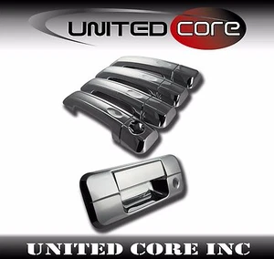 Chrome Door Handle Covers Tailgate For Toyota Tundra Crew 07-13 - Bild 1 von 1