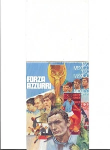 CARTOLINA CALCIO NAZIONALE Gigi Riva ITALIA MEXICO 70 AZZURI MONDIALI - Imagen 1 de 2