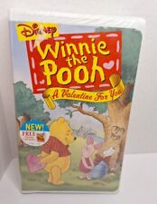 Disney Winnie The Pooh A Valentine For You Sealed VHS Tape In Clamshell Case New