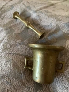Vintage Brass mortar and pestile set - Picture 1 of 7