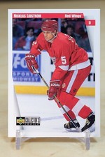 1997-98 UD Collector's Choice Base #81 Nicklas Lidstrom - Detroit Red Wings