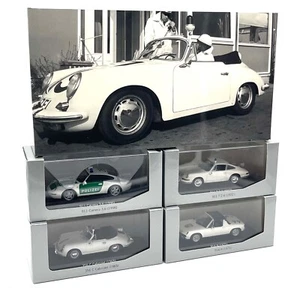 Minichamps Set Porsche Polizei 356 C, 914 /4 911 T 2.4 911 Carrera 1:43 OVP D022 - Picture 1 of 17
