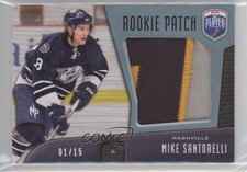 2009-10 Upper Deck Be a Player Jersey /15 Mike Santorelli #RJ-MS Rookie Patch RC