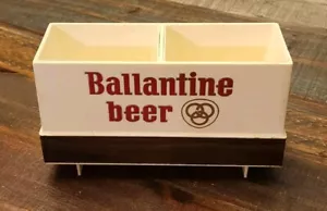 Ballantine Beer Swizzle Stick Foam Scraper Napkin Holder - Picture 1 of 9