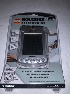 Franklin Rolodex Electronics 512 Mo écran tactile PDA organisateur NEUF nombre de glucides - Photo 1 sur 6
