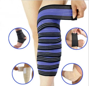 Soporte de codo para muñeca de compresión elástica ajustable con vendaje rodilla - Imagen 1 de 13