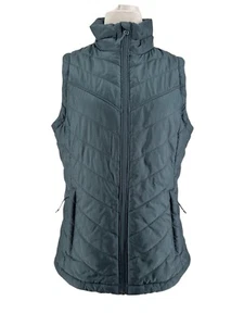 Chaleco acolchado omnical verde azulado Columbia para mujer talla mediana - Imagen 1 de 6