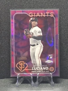 Marco Luciano (RC) 2024 Topps Chrome Update - Magenta/Purple Lava Lamp #100/299 - Picture 1 of 4
