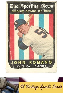 John Romano 1959 Topps #138 baja calidad/relleno - Imagen 1 de 2