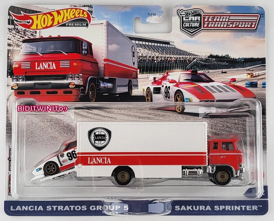 HOT WHEELS 2022 CAR CULTURE TEAM TRANSPORT CASE Q LANCIA STRATOS GROUP 5  Foto 1 de 1
