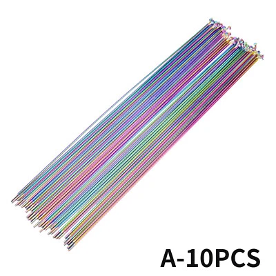 Ultralight J-Bend Colorful Stainless Bicycle Bike Spokes with Brass nipples New - Image 1 of 4