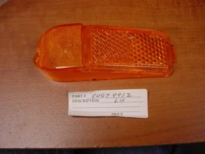 NOS Lucas AMBER LH Front Side Marker Deep Lens Jaguar XKE III  V12 - Picture 1 of 5