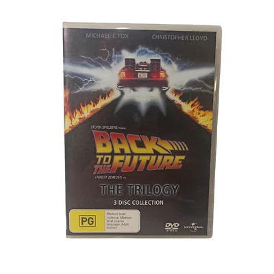 Back to the Future 1 2 3 Trilogy DVD Sci-Fi Drama Time Travel Delorian McFly - Image 1 of 4
