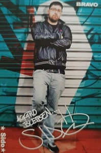 SIDO - Autogrammkarte 10x7cm - Deutscher Rapper Fan Sammlung BRAVO Autogramm - Bild 1 von 1