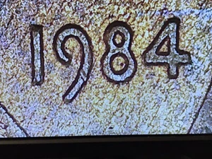 1984 P Lincoln Penny DDO Double Earlobe And DDR View All Pics - Picture 1 of 18