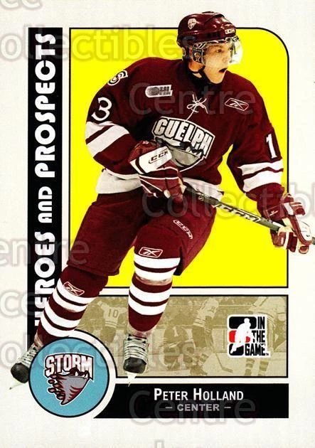 2008-09 ITG Heroes and Prospects #141 Peter Holland - Image 1 of 1