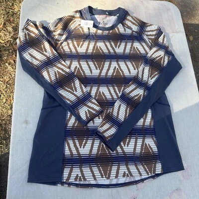 NWT MENS LL Bean AZTEC Henley Long Sleeve Casual SHIRT Outdoors Size L - Image 1 of 4