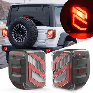 Pair For Jeep Gladiator JT 2020-23 LED Tail Lights Reverse / Brake / Side Lamps - Picture 1 of 14