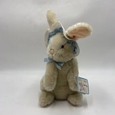 Conejito de peluche Applause vintage.  Touch Of Spring Amelia 13" con etiqueta. Foto 1 de 4
