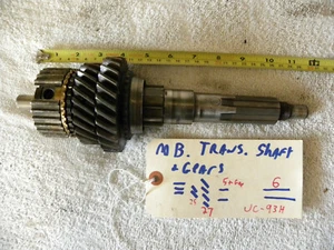 Mercedes Benz Ponton Adenauer W180 W105 W186 W111 Transmission Shaft & Gears.93H - Foto 1 di 10
