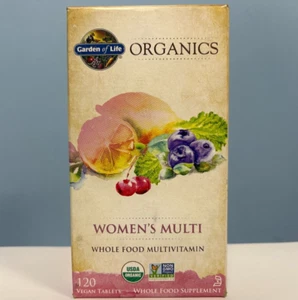 Garden of Life mykind Organics Women's Multivitamin 120 Tablets EXP 05/2027 - Picture 1 of 4
