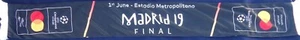 VIP Schal UCL Finale 2019 Tottenham Hotspur Spurs vs Liverpool FC # schwarz - Bild 1 von 5