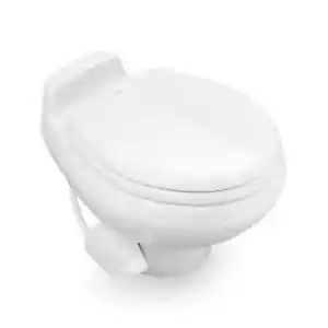 American Motorhome RV Dometic 510+ China Pedal Flush high Toilet 302651003 Cream - Picture 1 of 1