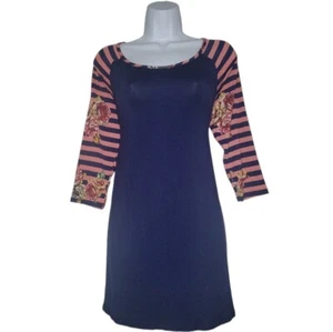 Emerald Women's Striped Longsleeved Boat Neck Tunic Top Size Large NWOT  - Picture 1 of 13