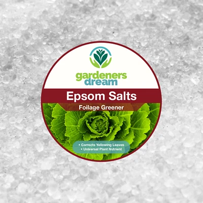 GardenersDream - EPSOM SALTS - FOLIAGE GREENER PLANT FOOD GARDEN FERTILISER
