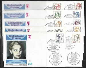 Berlín Mujeres de la historia alemana en 17 FDC completo, KW 255,00 € B-094 - Imagen 1 de 2