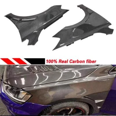 For VW Volkswagen Golf MK7 GTI TSI R Carbon Fiber Vented Fender Replacement - Image 1 of 4