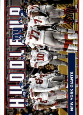 2017 Score New York Giants #7 Huddle Up New York Giants 6O - Image 1 of 2