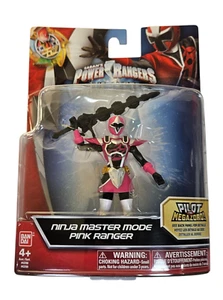 FIGURA ROSA NINJA MASTER MODE MMPR POWER RANGERS NINJA STEEL MOSC BANDAI 2017 - Imagen 1 de 6