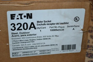 EATON CORPORATION ~ 1008541CH ~ Meter Socket 320 amp (BRAND NEW IN OPEN BOX) - Picture 1 of 8