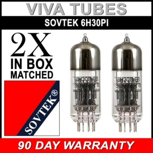 New Matched Pair (2) Sovtek 6H30Pi Vacuum Tubes - Picture 1 of 1