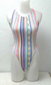 Multicolour Thong Spandex Leotard for Women size 8 Small - Picture 1 of 3