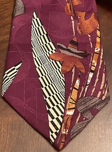 Vintage Mulberry Hand Sewn 100% Silk Men’s Neck Tie Made In Usa - Picture 1 of 9