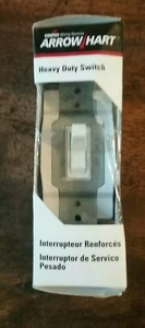 Cooper/Arrow Hart 1242-7W Heavy Duty 4-Way Switch w/ Ground, 15A-120/277V, White - Picture 1 of 6