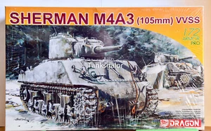 Dragon Models 7274 1/72 Sherman Tank M4A3 (105mm) VVSS Sealed NEW LOOK - Picture 1 of 1