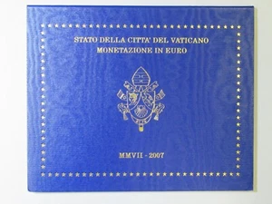 CITTA' DEL VATICANO 2007  DIVISIONALE 8 MONETE FDC - Picture 1 of 2