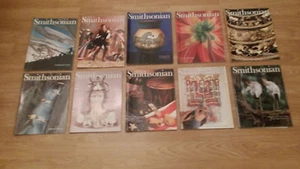 Lot of ten 2000 2001 Smithsonian Magazines Diabetes Historical Learn Education - Picture 1 of 2